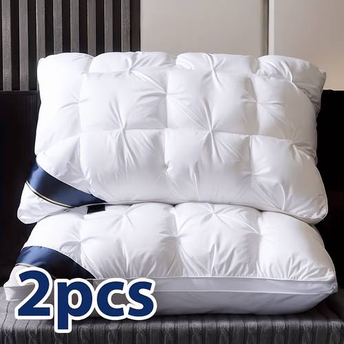 pillow quality pillow 19x29 inches high down alternative filling suitable for back abdomen or side sleeper sleepers and pregnant women polyester hand wash only