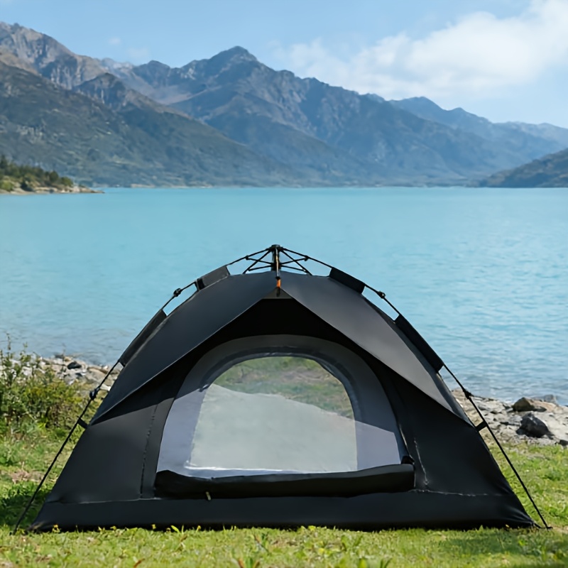 immagine dell'articolo   da esterno completamente   per 3-4 persone, con   rivestimento argentato per la protezione solare, montaggio   per  , adatta per raduni di campeggio,   da pesca portatile senza montaggio,   per escursioni, caccia,   e gite in spiaggia
