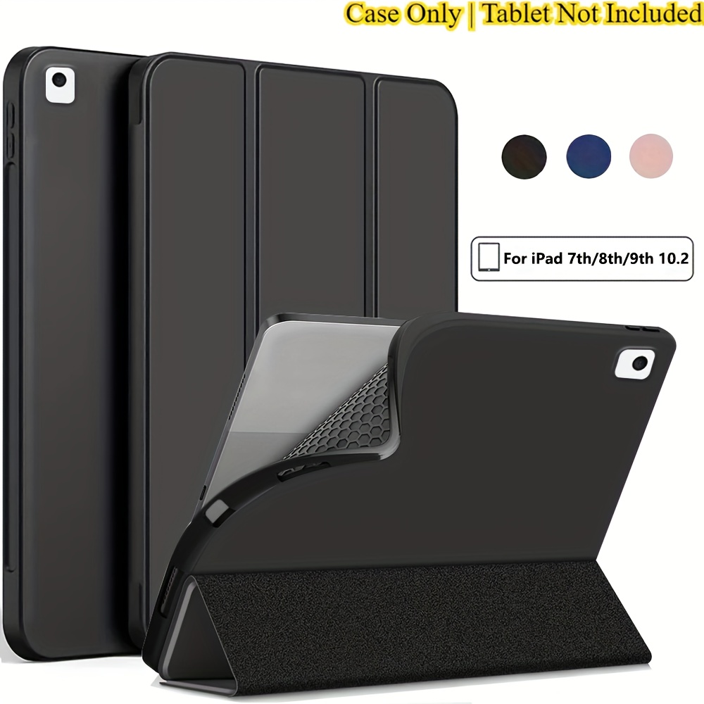Case For Inch 2021/2020/2019, For Ipad 9th/8th/7th Generation Case, Protective Case With Soft Tpu Back, Auto Sleep/wake Cover