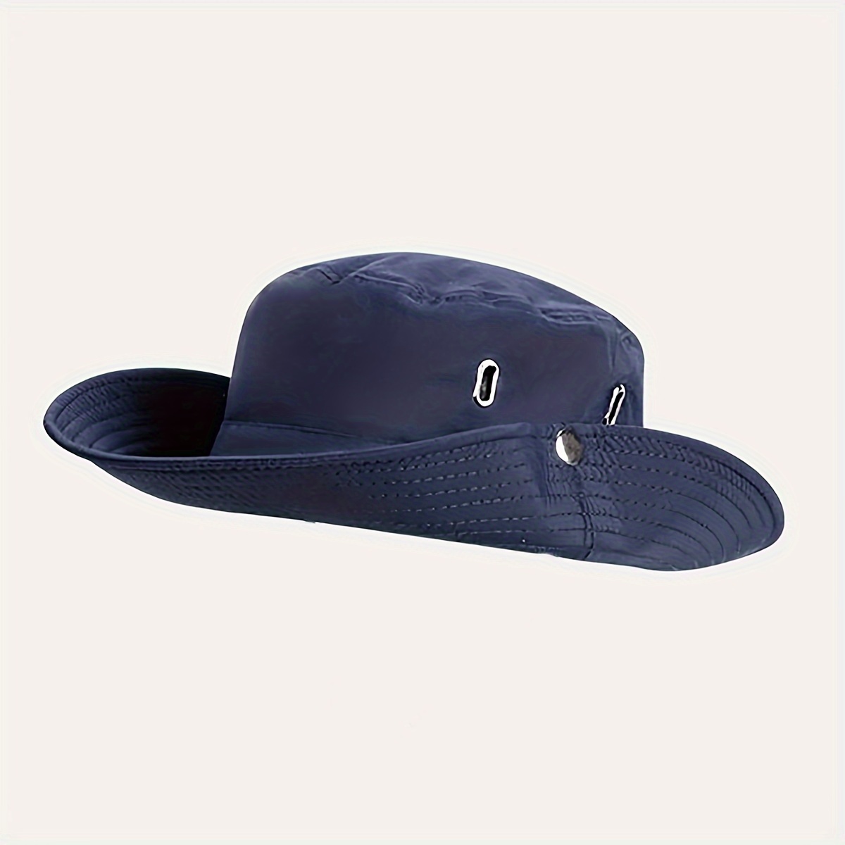 Unisex Outdoor Bucket Hat Simple Solid Color Western Sun - Temu Canada