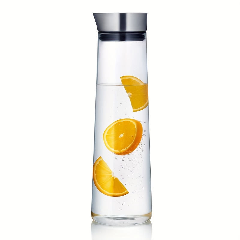 E-shop Frischer einzigartiger hitzebeständiger Krug aus Borosilikatglas, großvolumige geradseitige für Saft kaltes Wasser. Zwei Modelle für