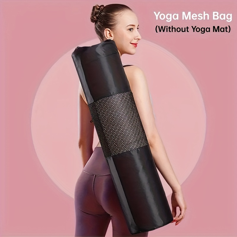 

Breathable Yoga Mat Storage Mesh Bag With Portable Shoulder Strap - Oxford Fabric, 2 Sizes