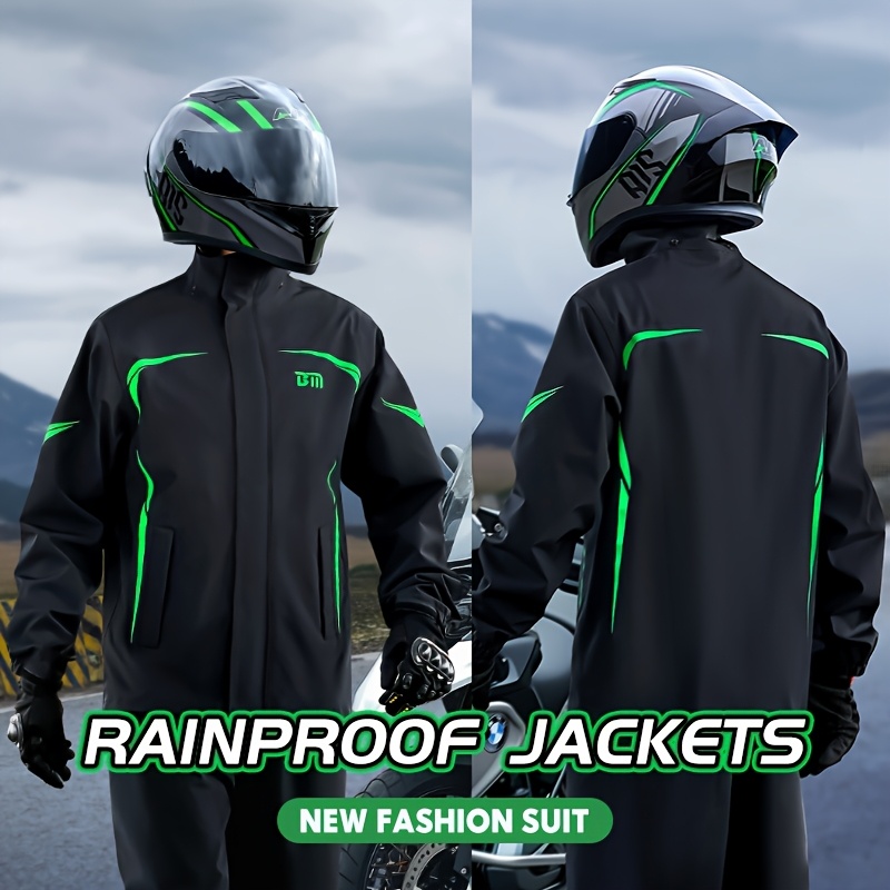 men's rainproof motorcycle gear set jacket pants breathable Temu