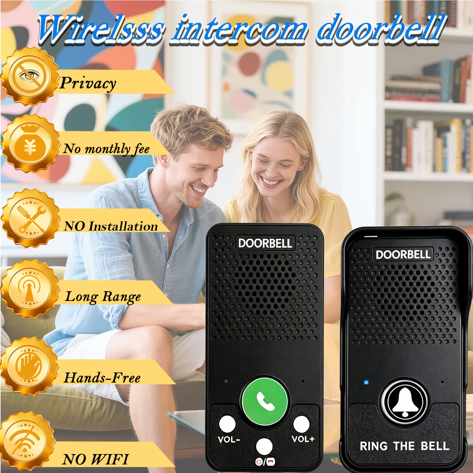 intercom system sold on Temu United States