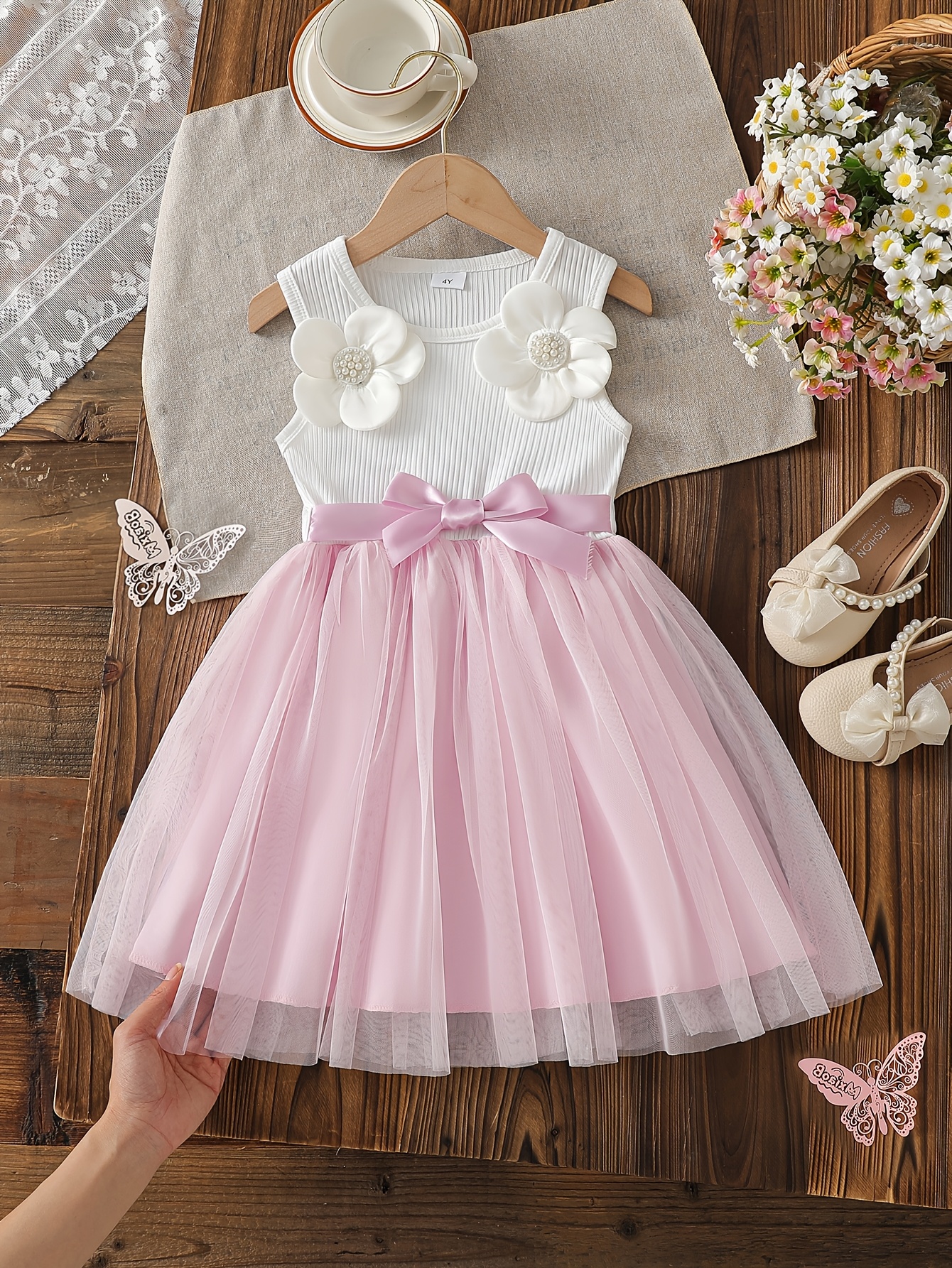party dresses girls sold on Temu United States