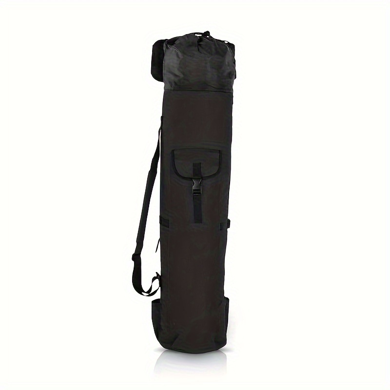 TEMU Jsfun Portable Folded Fishing Rod Bag Multifunction Fishing Tackle Tools Storage Pack Cylinder Outdoor Fishing Gear Shoulder Bags