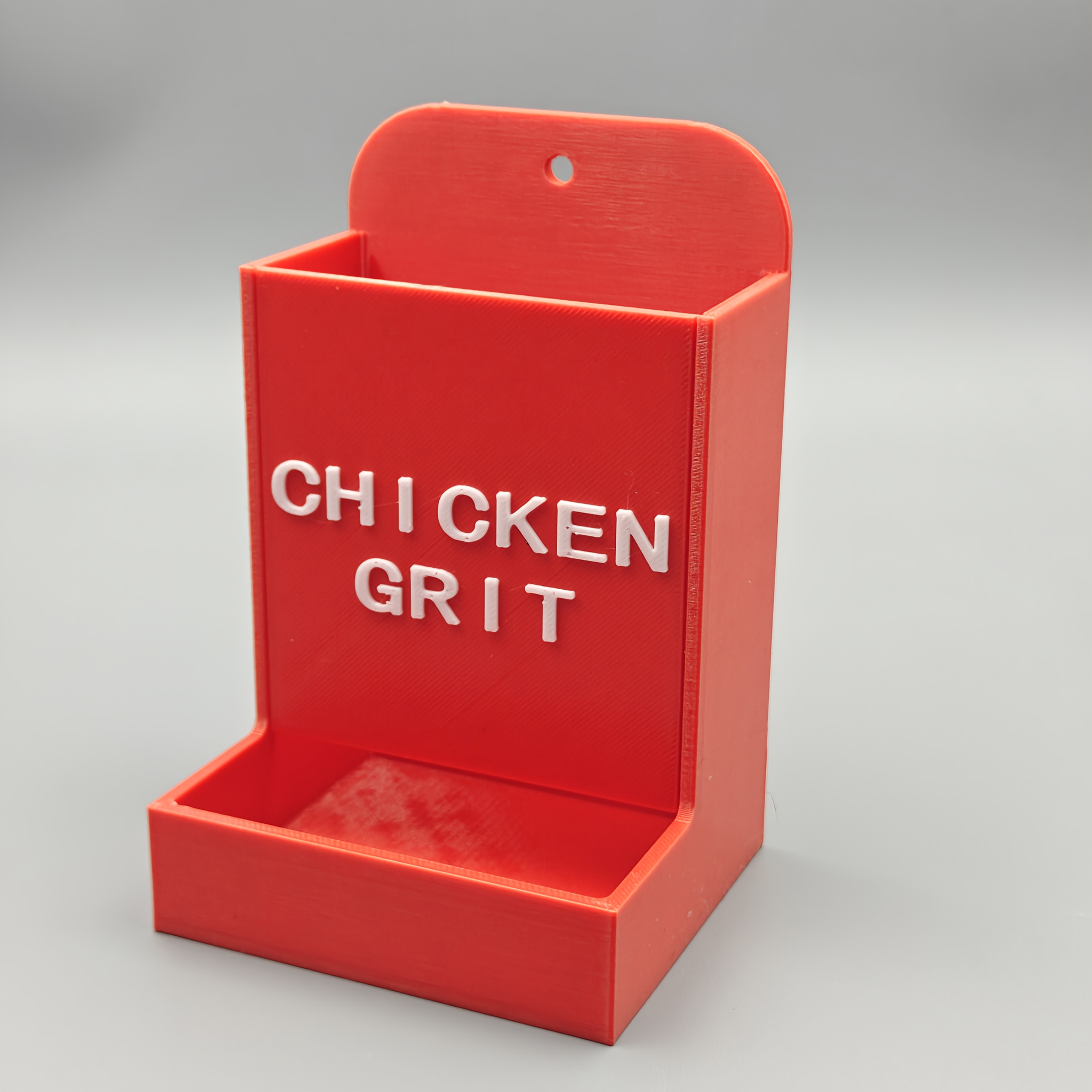 Image of 1pc Hanging Oyster Shell Chicken Feeder - Gravity Dispensing Design, , Precise Nutrition, Durable Plastic, Coop Accessory, Poultry Feeder, Efficient Feeding Solution | Plastic Construction