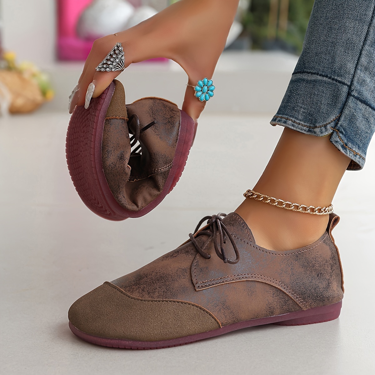 autumn new flat soft soled loafers womens season spring - Temu
