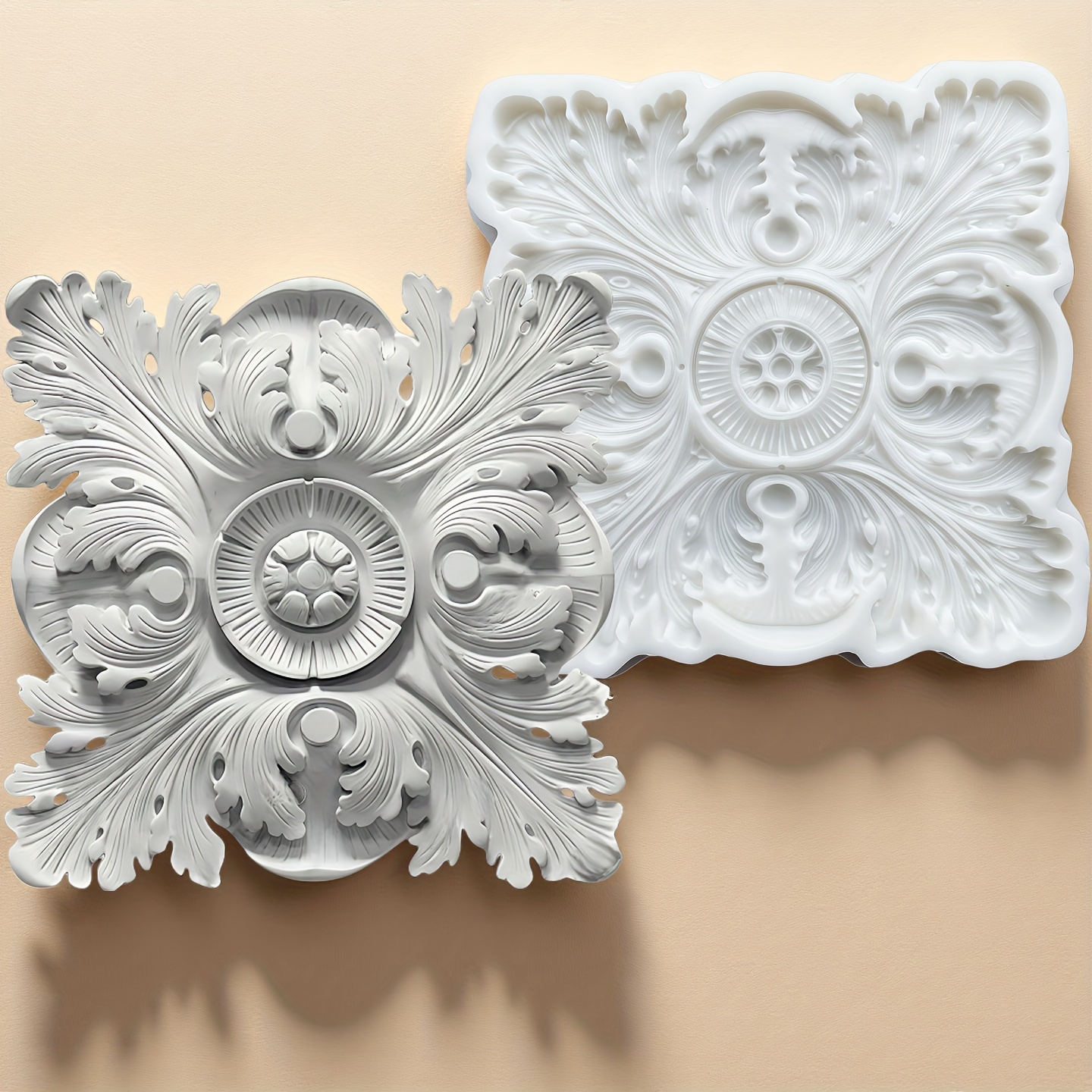 French Embossed Baking Mould - For Chocolate Mousse, , Jelly Candies, Soap And Candle Creative Silicone Molds, Drops Molds, Biscuit Molds