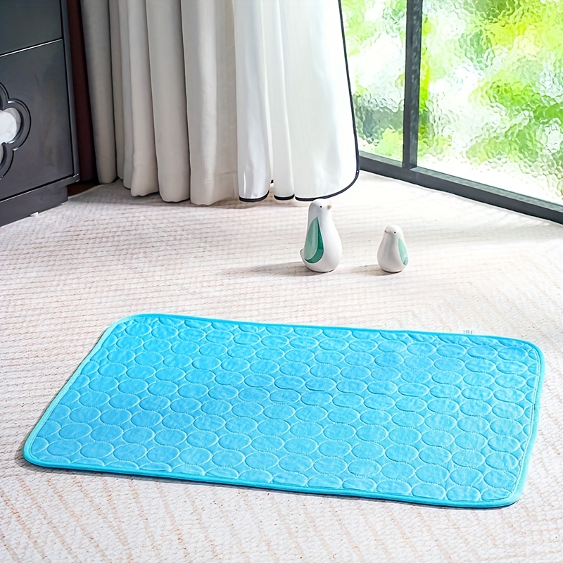TEMU 1pc And Dog Cooling Mat, Portable Summer Breathable Washable Pet Mat, Suitable For Bed, Floor, Sofa, Universal For Indoor And Outdoor