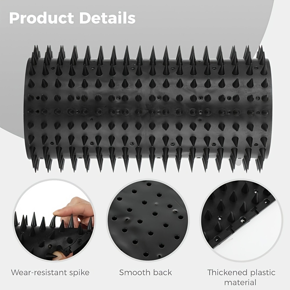 

Durable Farm Animal Scratch Pad - Silicone Massage Brush For Horses & Cows, Itch Relief With Wear-resistant Spikes