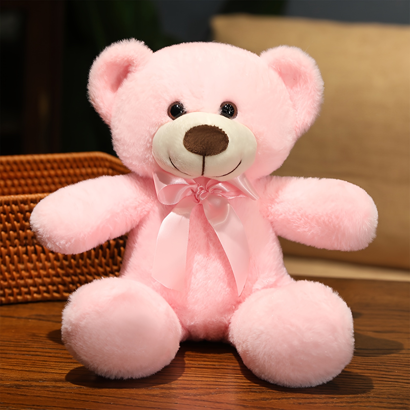 Colorful standing bear bow tie teddy bear plush toy for lovers shops