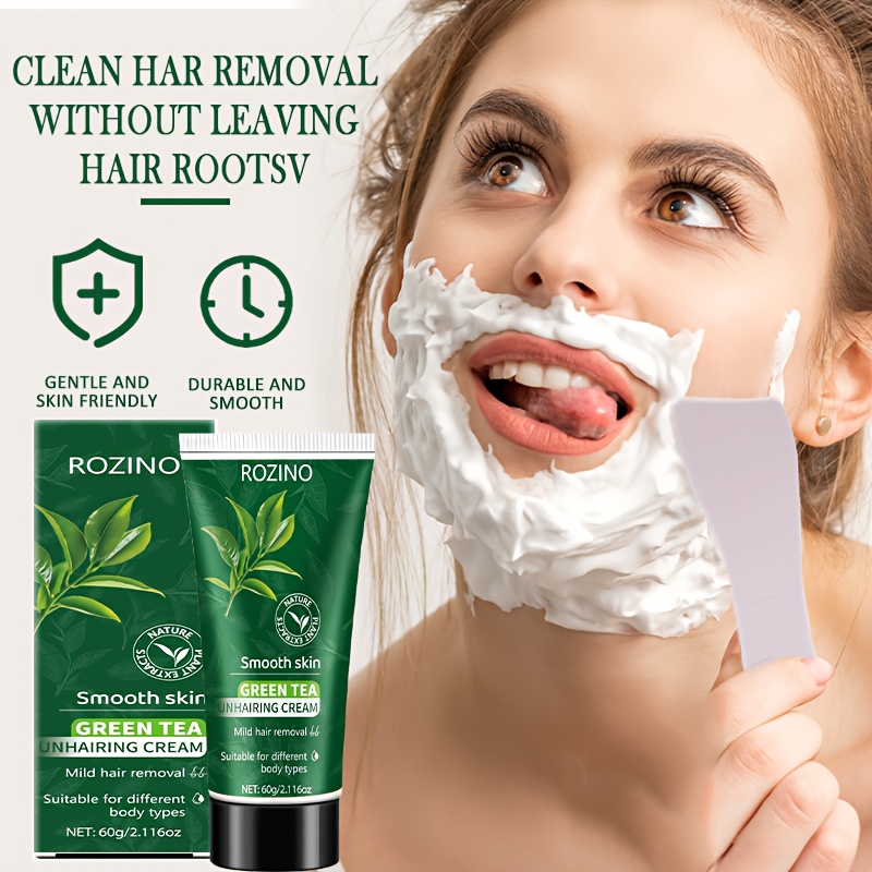 Green Tea Hair Removal Cream for Smooth Skin