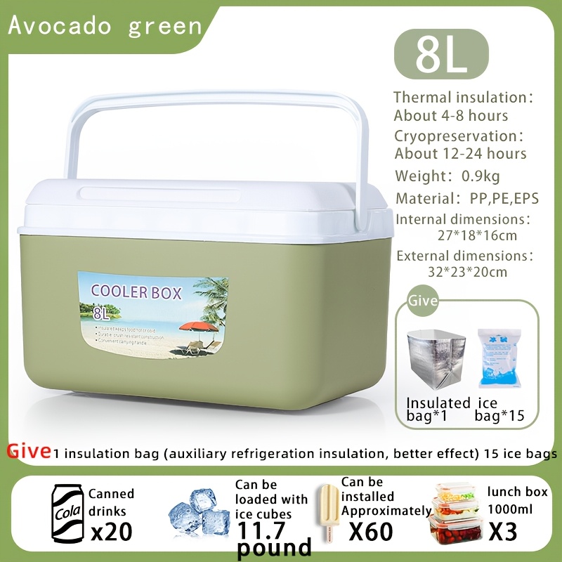 isolierte kühlbox outdoor camping bbq auto angeln eisblock verdickte kältehaltung  