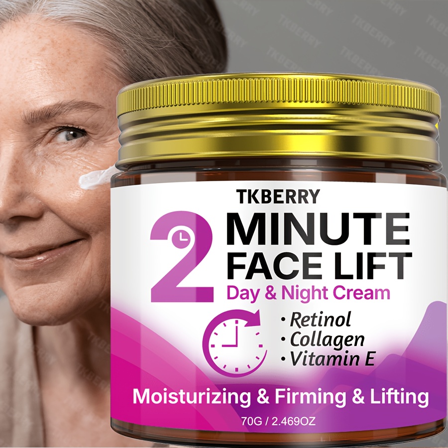 70g 2 minute face lift day night cream skin tightening face - Temu