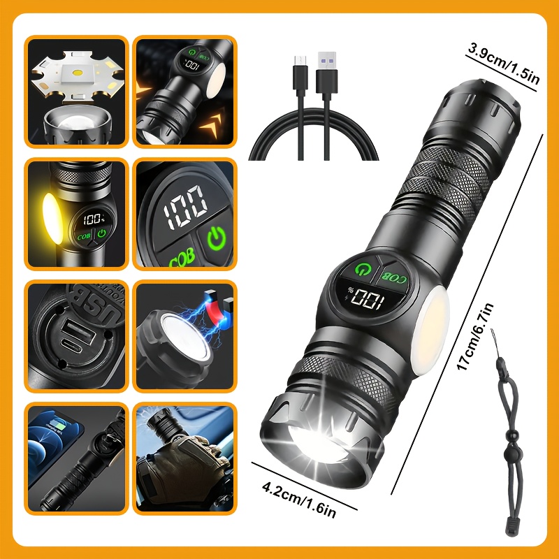 nebo flashlight 6848 NEBO Slyde King 400 Lumens Alk. Battery LED Tactical Flashlight NEB-WLT-0006