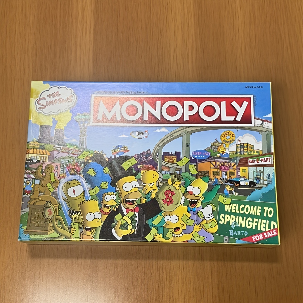 Monopoly Simpsons Familie Editie Bordspel - Verzamelbare Editie met Ikonische Karakters & Landmeters