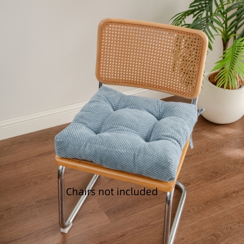 TEMU 1pc Thickened Office Chair Backrest Stool Seat Cushion Seat Pad Student Seat Cushion