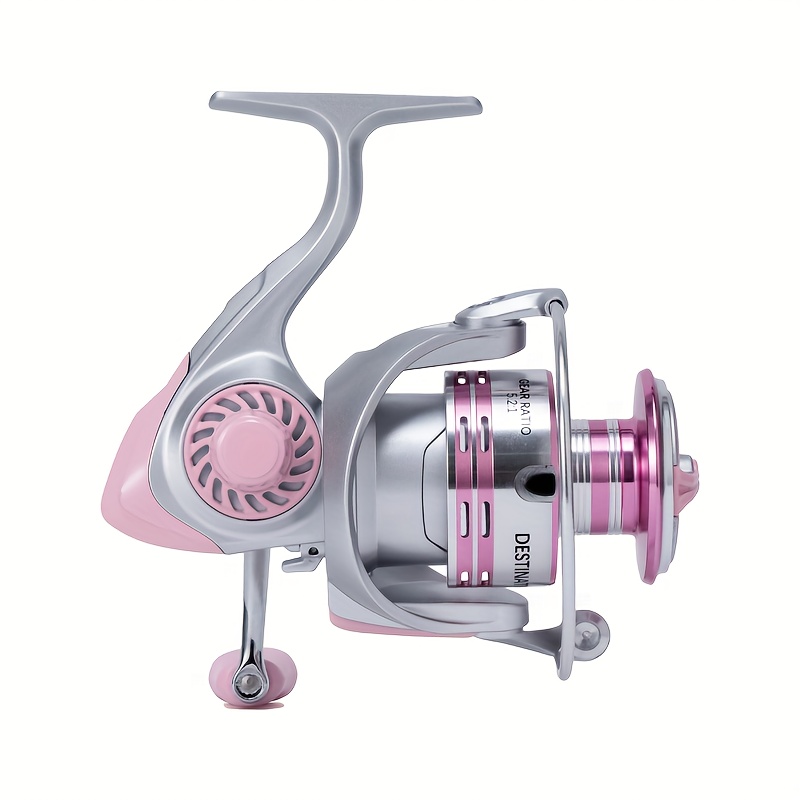 broken pink fishing reels pink spinning fishing reel aluminum alloy spool 26 26lb max