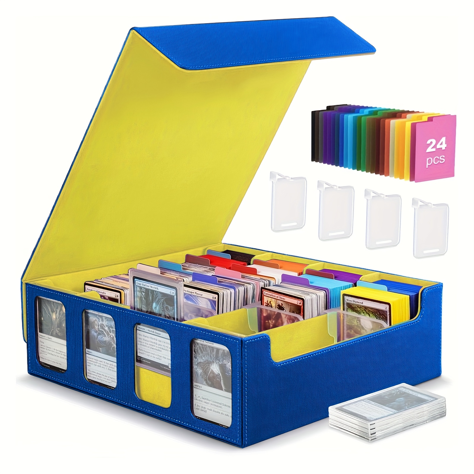 2 Boîtes De Rangement Pour Cartes – En EVA, Imperméables, Légères, Idéales Cartes Magic, Pokémon, Jeux Ou Petits Objets