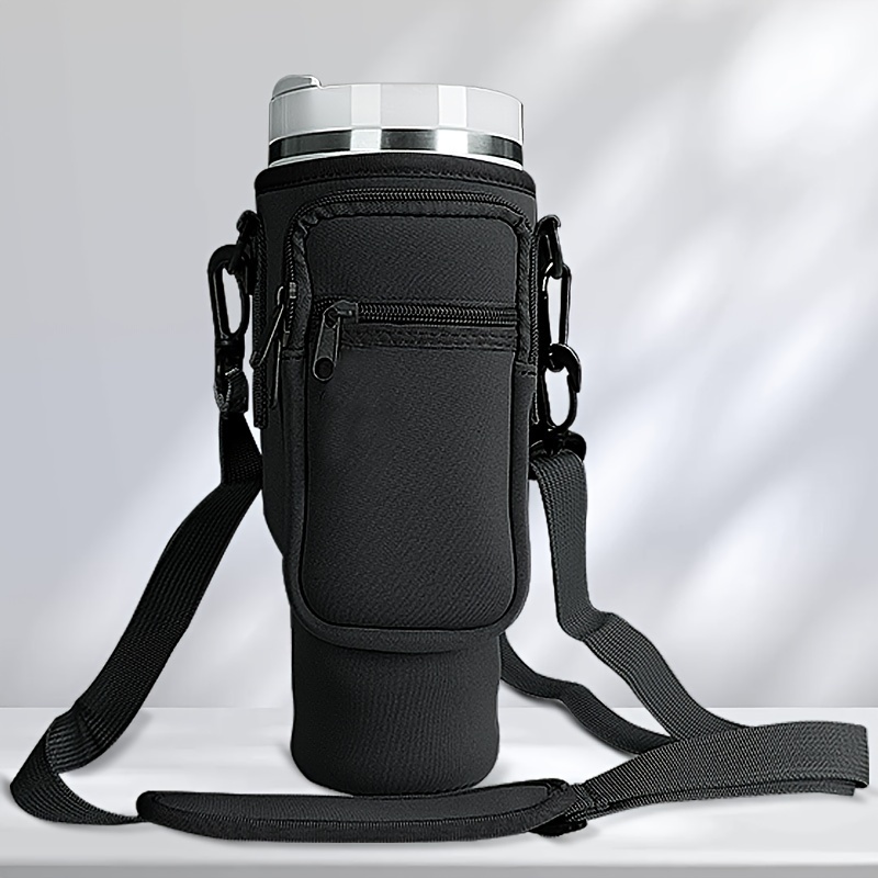 Adjustable Neoprene Water Bottle Carrier Shoulder Strap Cup - Temu Canada
