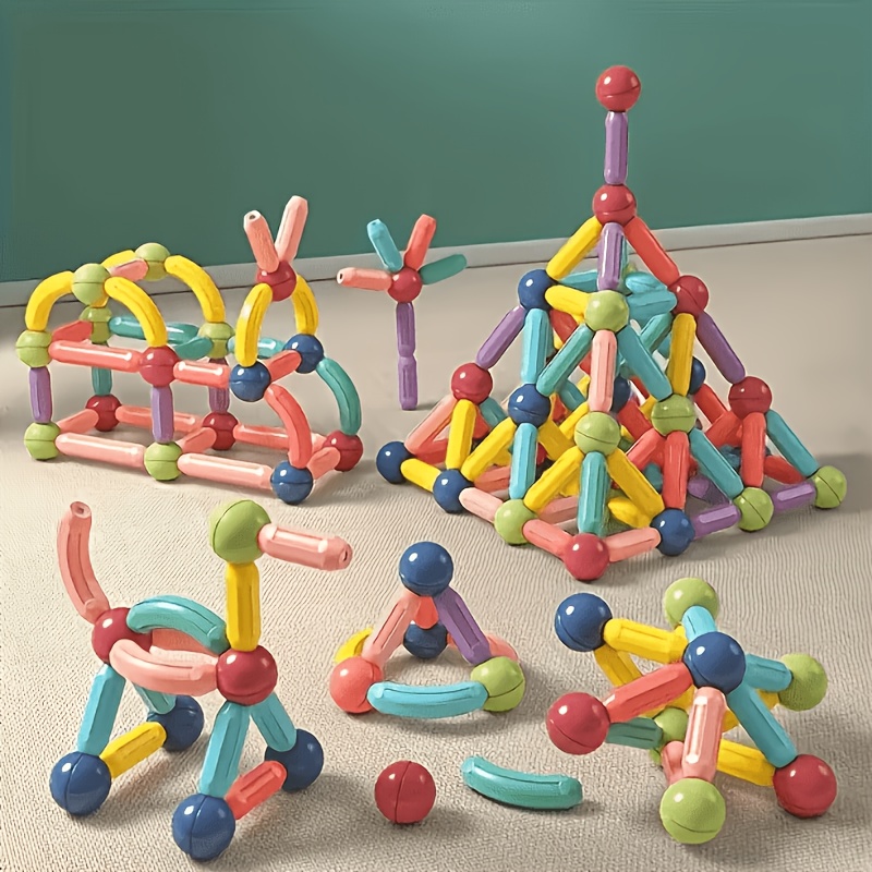 Creative Magnetic Rod Building Block Set