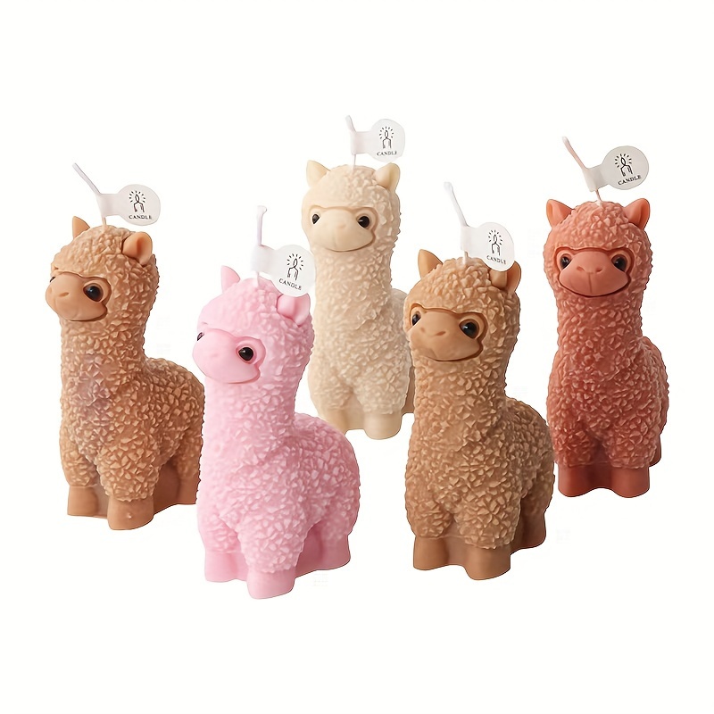 

1pc 3d Alpaca Silicone Candle Mold, Diy Aromatherapy Candle Mold, Realistic Resin Animal Decoration, Used For Making Candle Plaster Decorative Resin Crafts