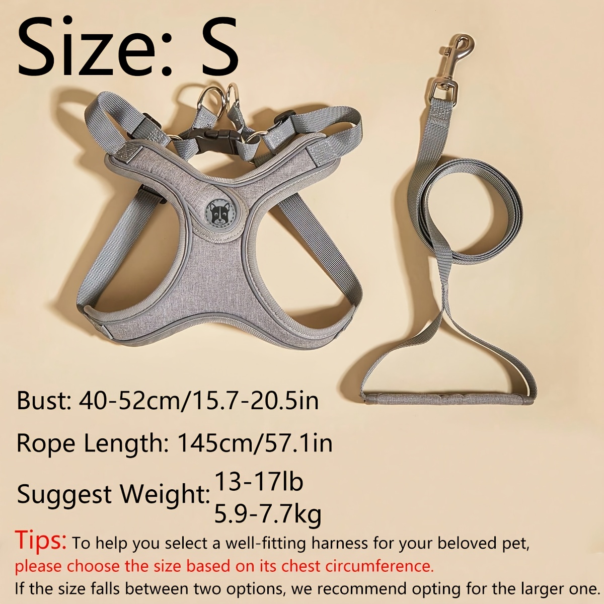 Image of Pet Reflective And Non-slip Chest Strap Set