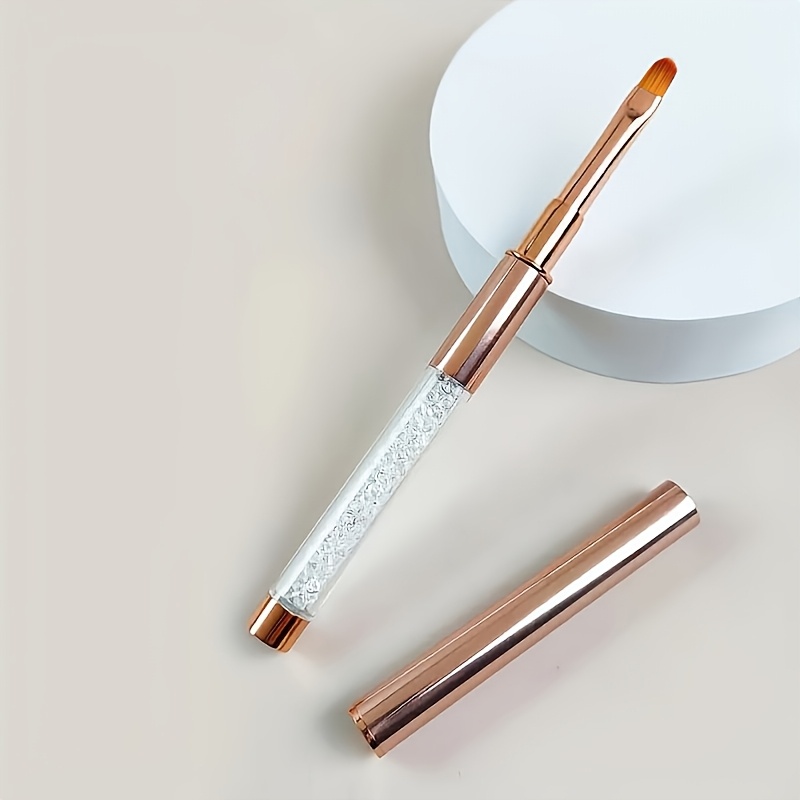 Image of 1pc Unscented Round-tip Nail Brush Pen For Diy Nail Art And Gel Nails - Easy-to-use Stain-resistant Design
