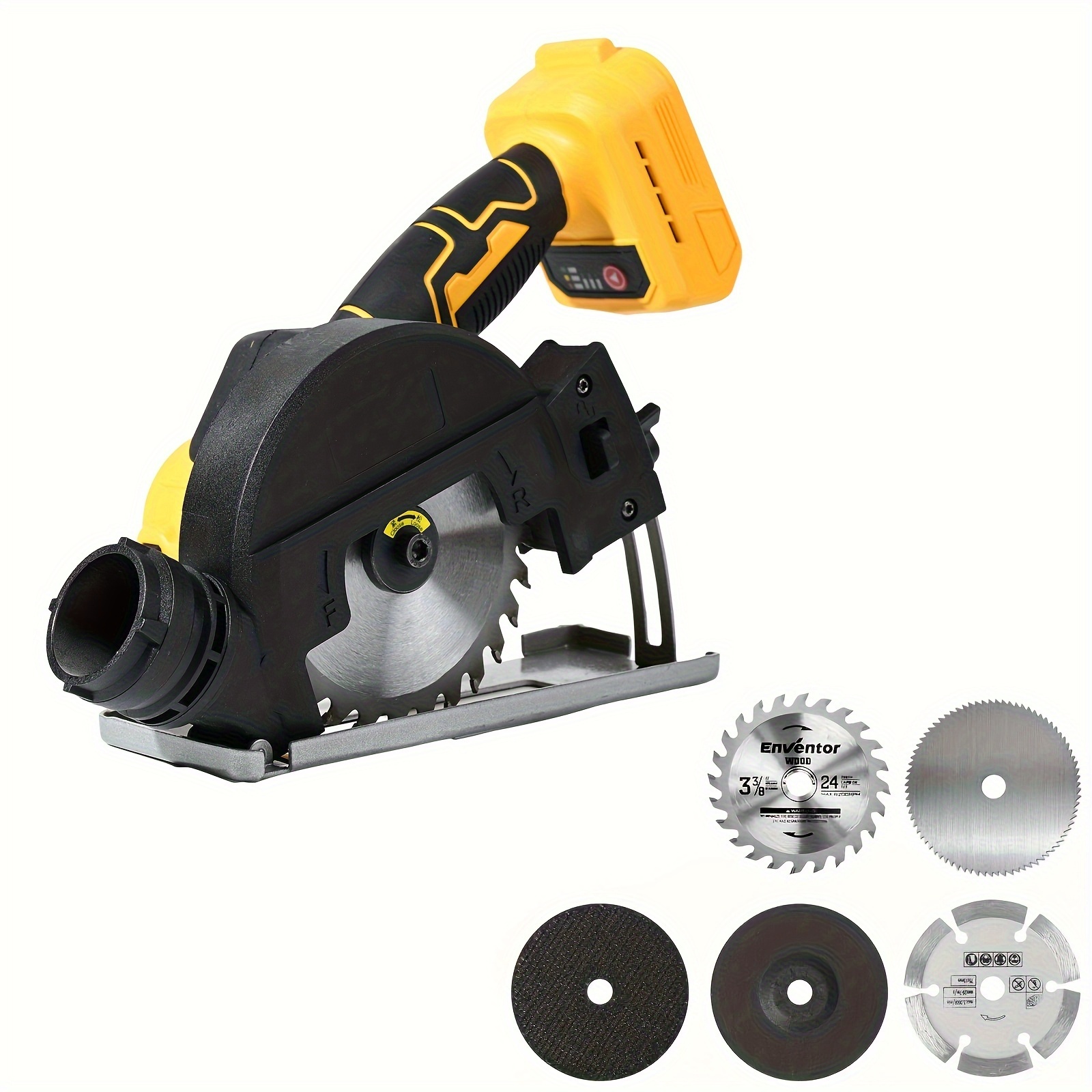 brushless electric mini circular saw professional circular saw adjustable angle and depth for dewalt 20v battery no battery