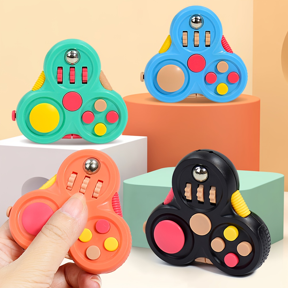 imagen del artículo   fidget spinner de dedo, juguete   portátil para juego de  , accesorio de ocio para interiores y exteriores, regalo para     y  