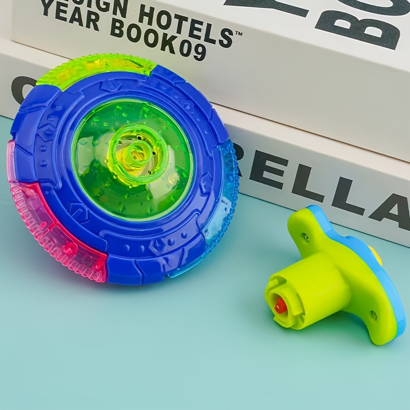 Holiday Gift UFO Gyroscope Toy with Glowing Lights