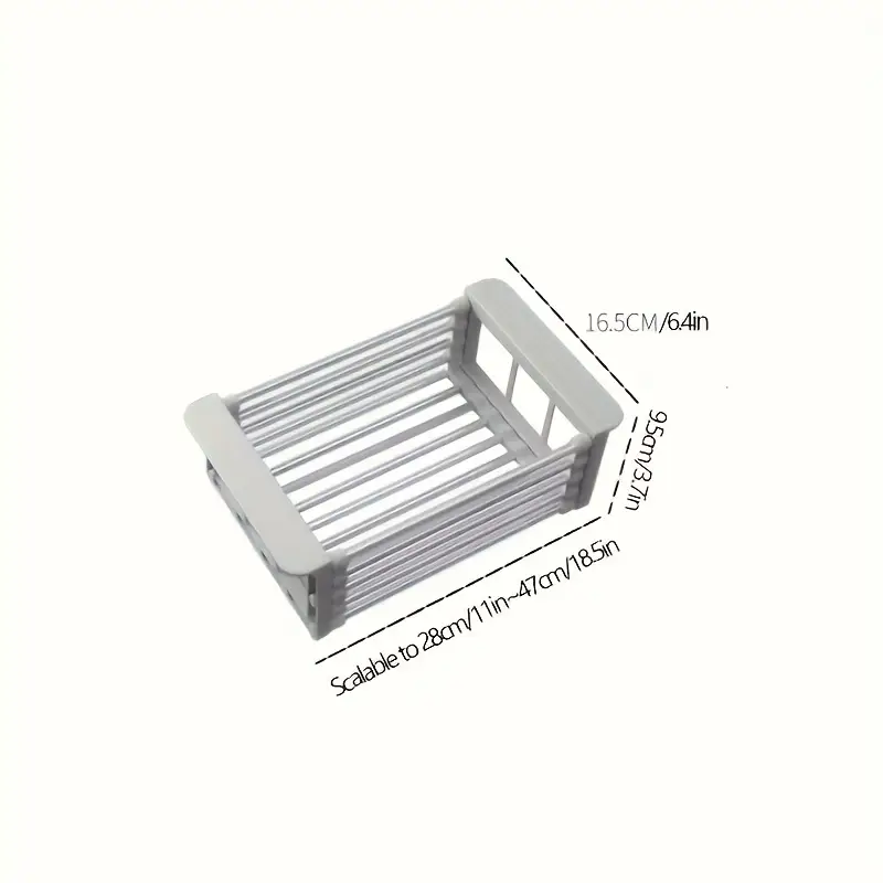 adjustable stainless steel sink organizer with drain basket foldable multi layer kitchen storage rack for utensils cups and vegetables washing and drying rack for dishes utensil holder sleek durable construction kitchen sink accessories Product details 2