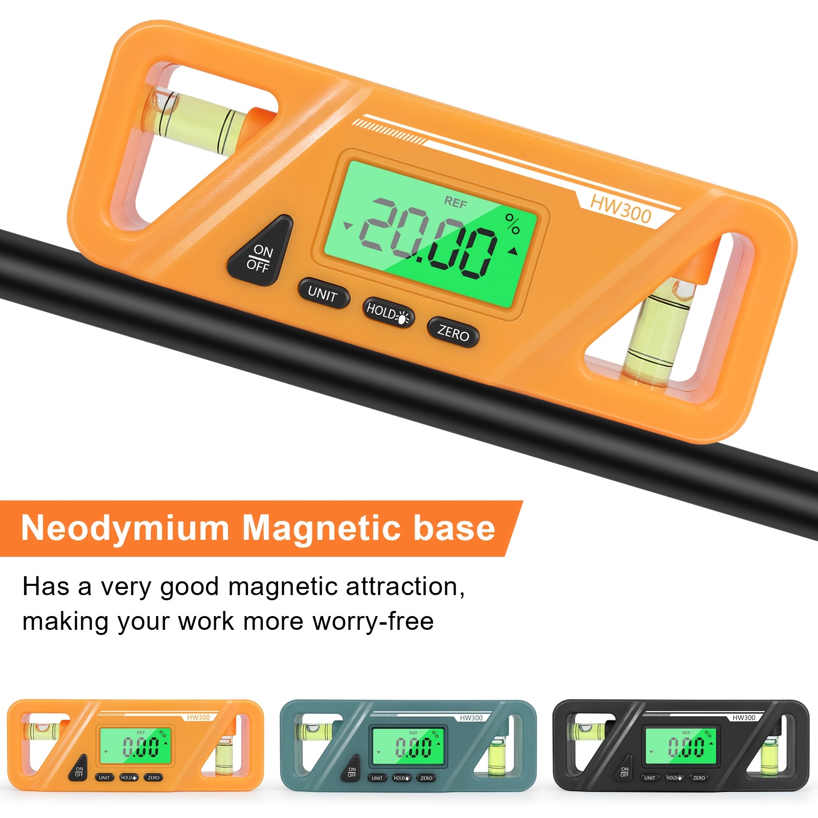 

Protractor & Inclinometer - Measurement Tool For Woodworking, Auto &