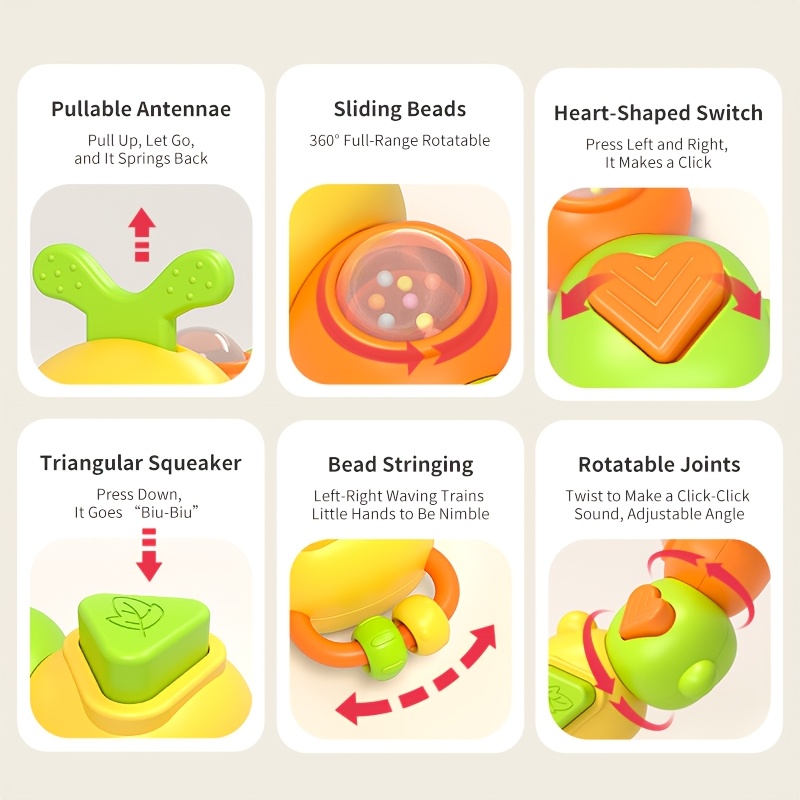 Busy Caterpillar Toy for Interactive Play