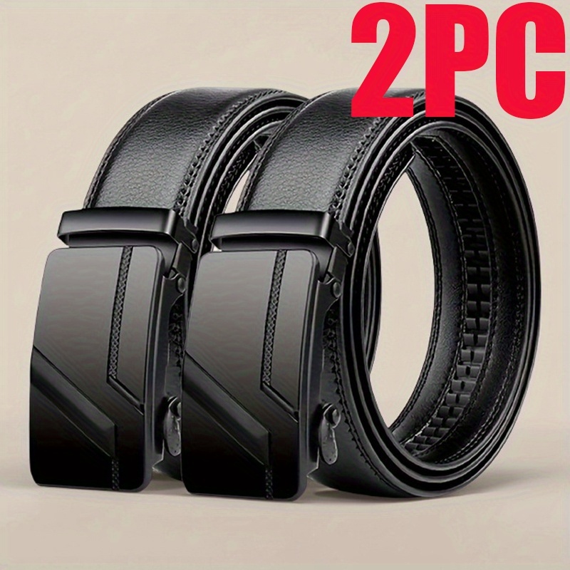 Men's Belts with Automatic Buckles Business Style