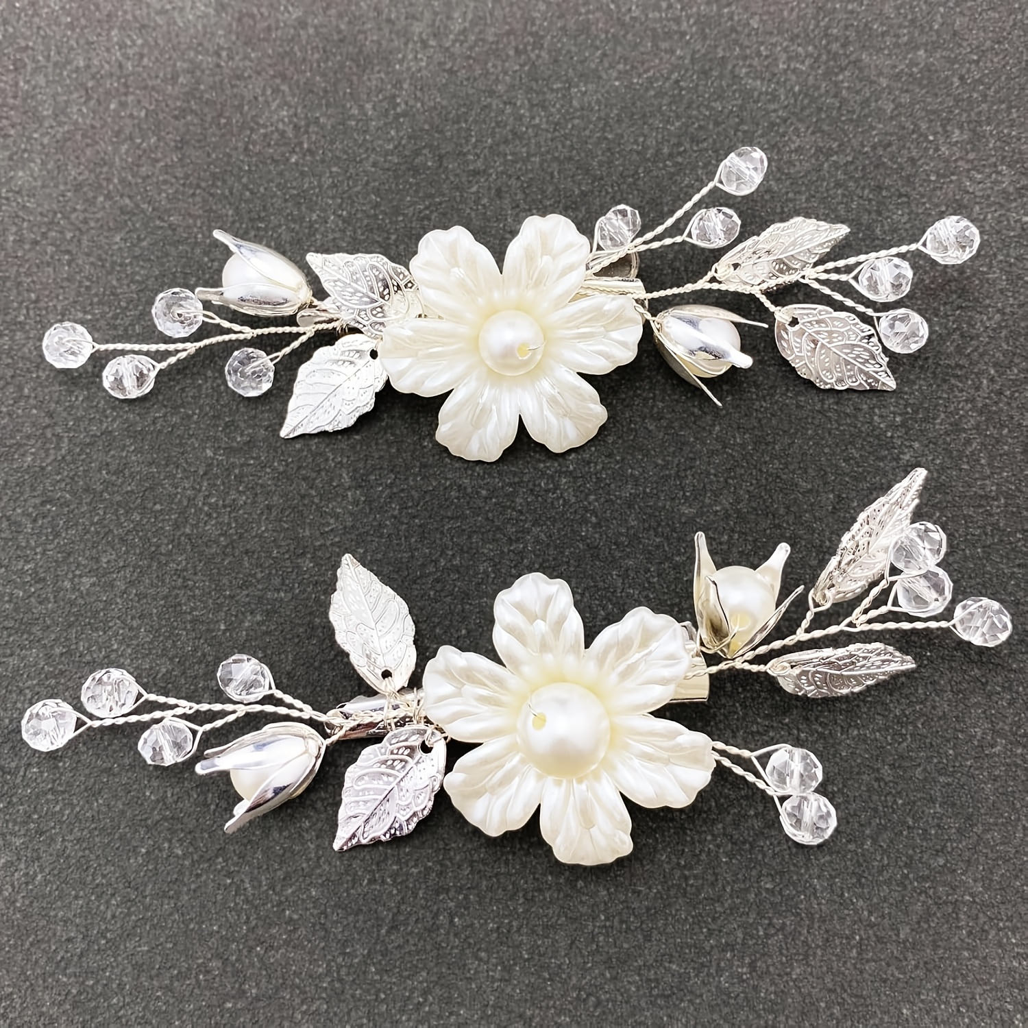 2pcs Bridal Wedding Hair Accessories Headpiece Set