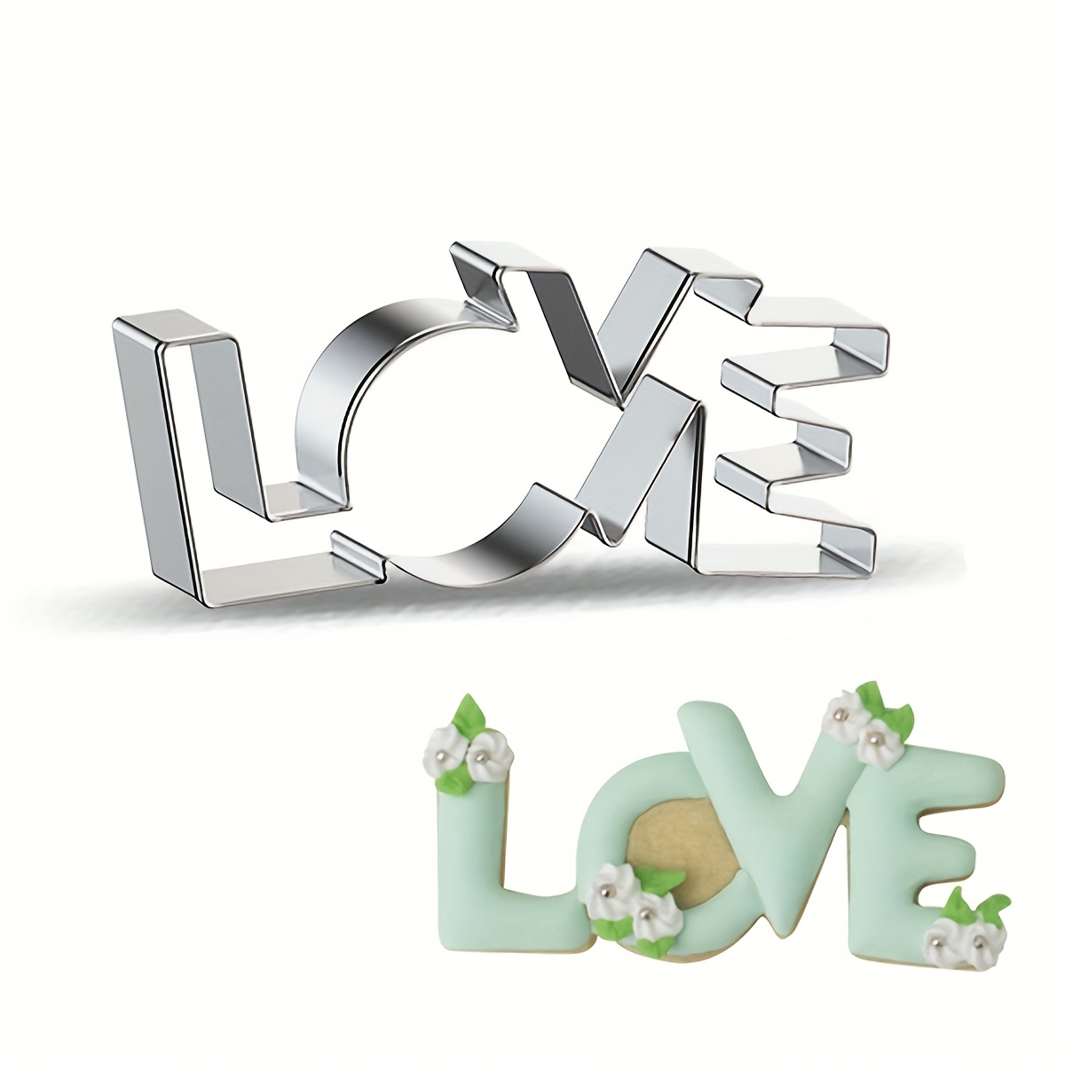 Valentine's Day Love Stainless Steel Cookie Mold Cake Mold 1pc