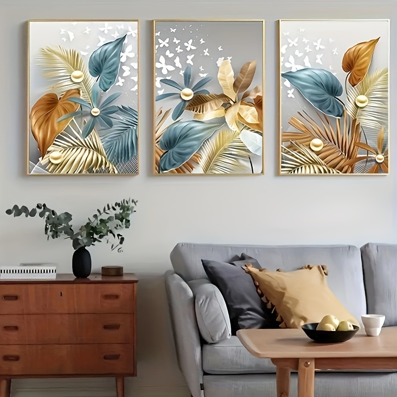 

3pcs Set Of & Art - Decor For And Bedroom,