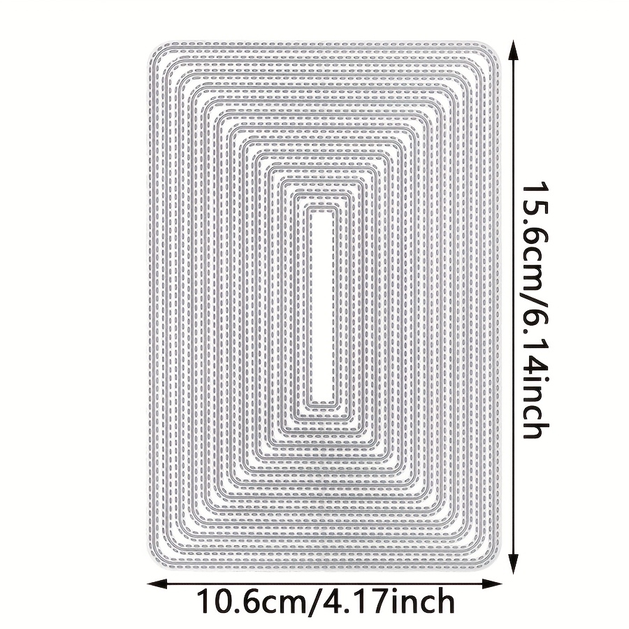 1pc Rectangular Base Frame Metal Die Cut Mold Suitable For Diy Scrapbooking, Card Making, And Paper Craft Projects