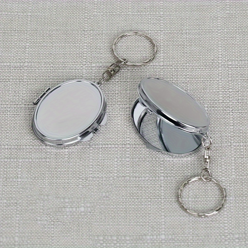 

Mini And Convenient Keychain Mirror: Perfect For On-the-go Makeup Organization - Valentine's Day, Easter, Women's Day, Mother's Day, Independence Day