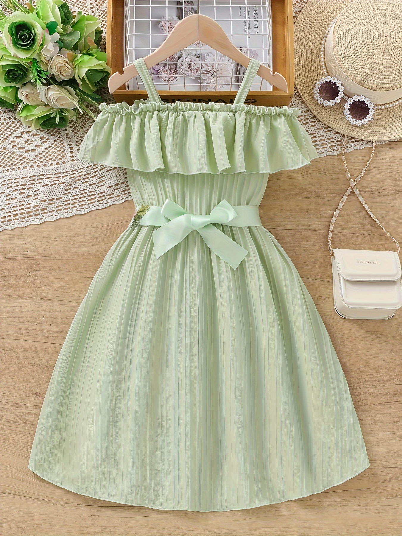 olive green formal dress long Bohemian Olive Green Formal Dresses Mermaid Stretch Satin Ruched Spaghetti Straps Lace-Up Back Formal Dress main image 1