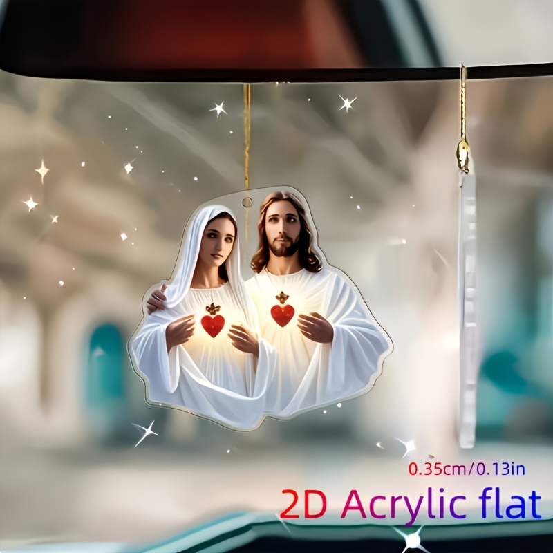 2D Flat, 2D Flat White Jesus and Maria