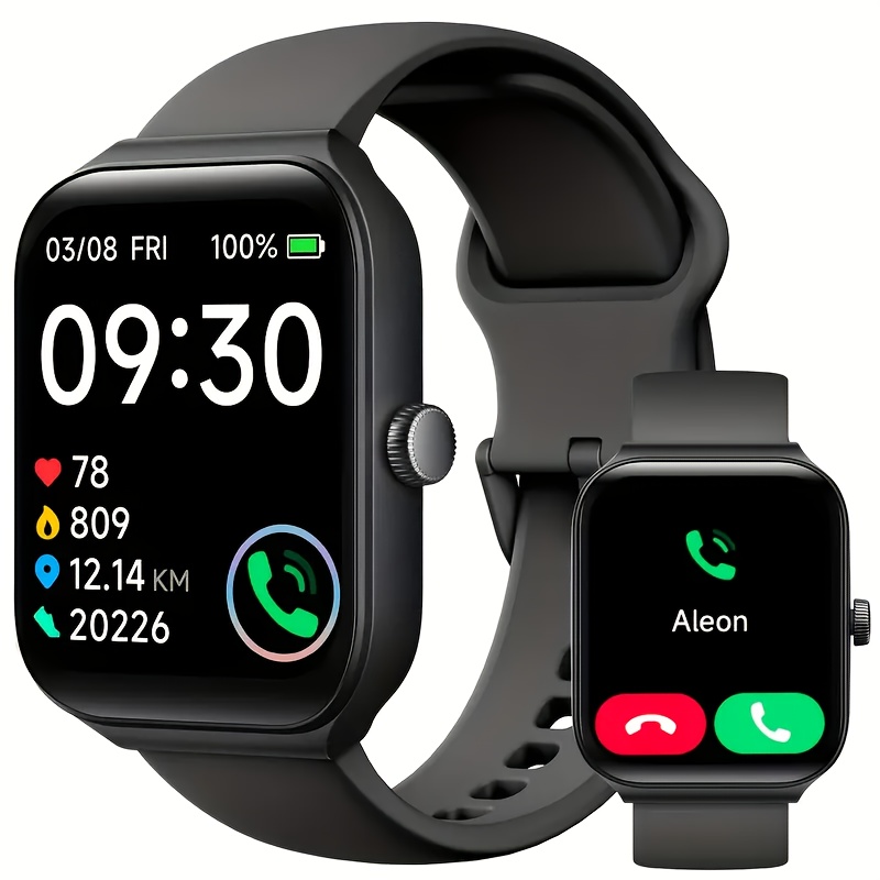 Unisex 1.19" HD Display Smartwatch with 100+ Modes Android and IPhone