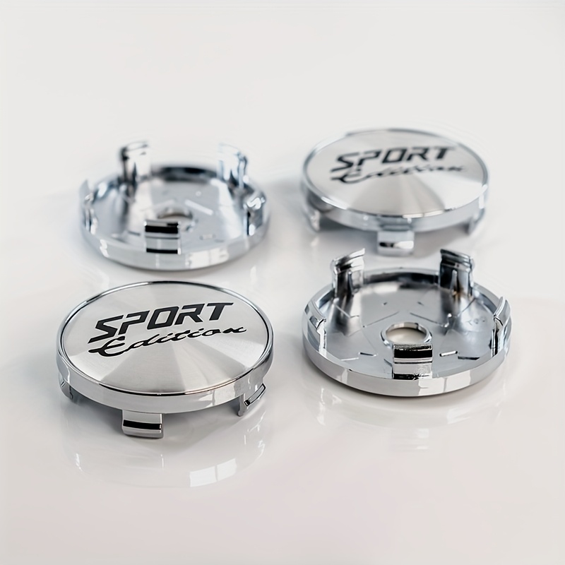 

4pcs 60mm Car Wheel Center Caps - Abs, Dustproof & Decorative With "sport Collection" For Vehicle Appearance