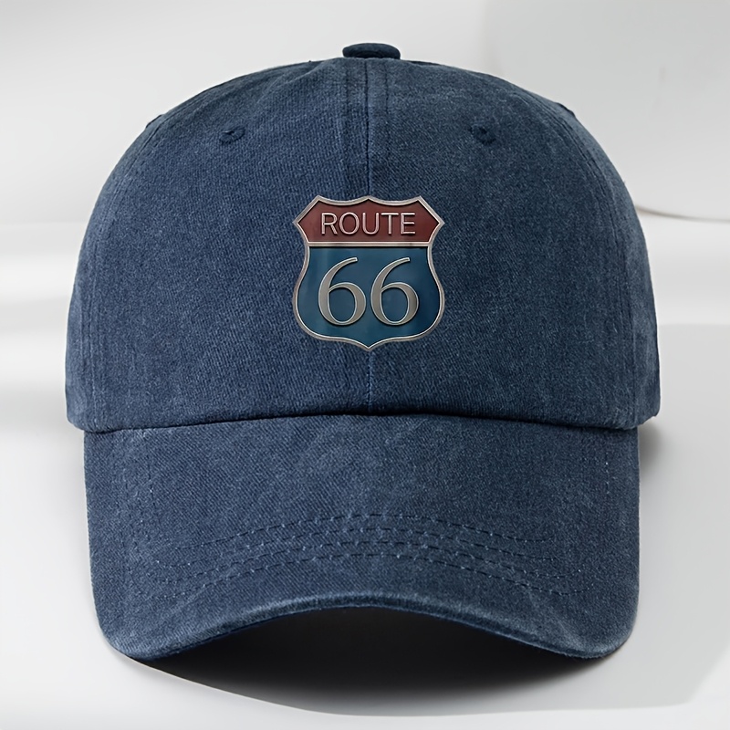 TEMU Gorra de béisbol con estampado de 66, deportes al , casual, absorción de humedad, gorra clásica vintage , regalo de Navidad