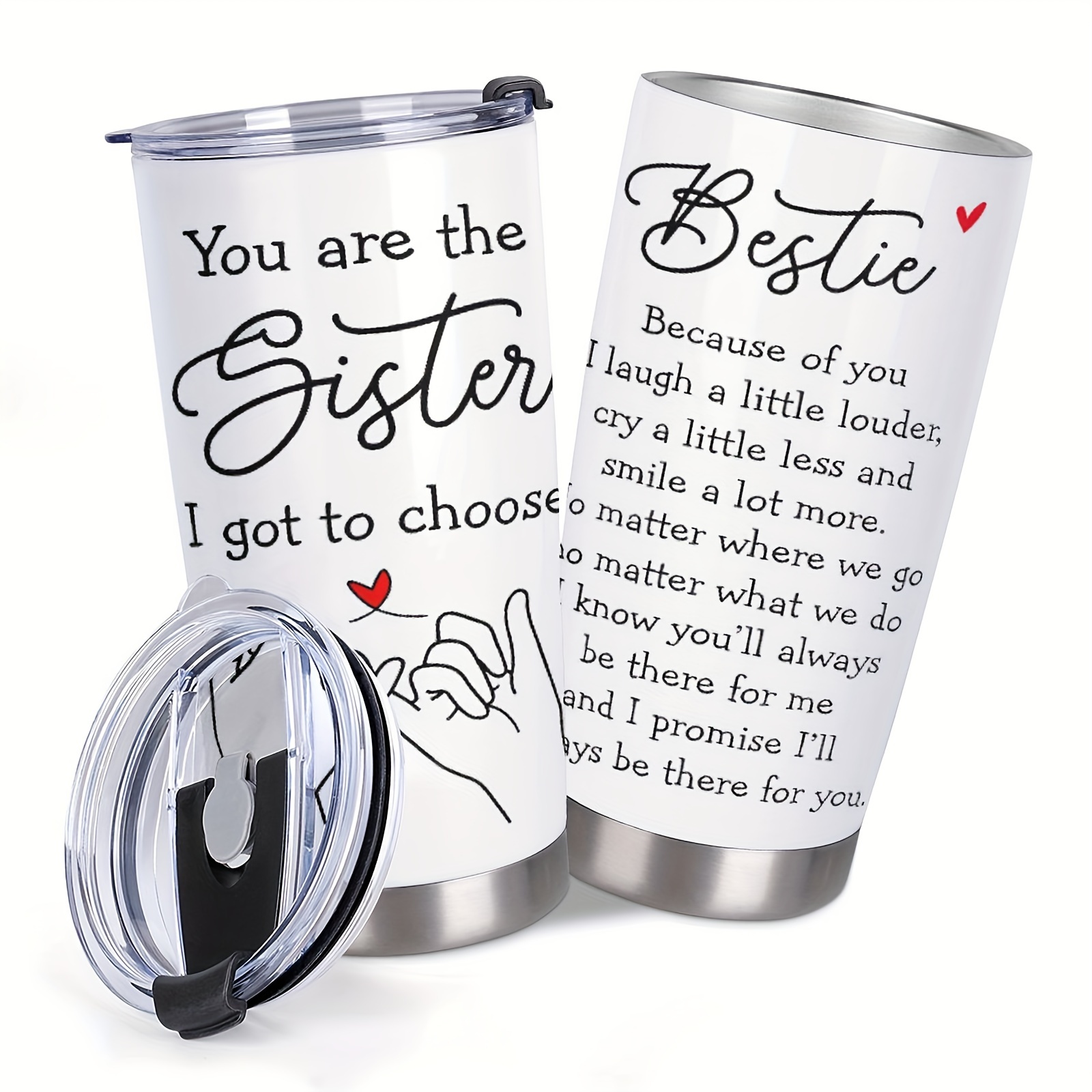 

20oz Stainless Steel Best Friend - Perfect Birthday & Gift For Women, Ideal For Office, Sleeping, And Dining