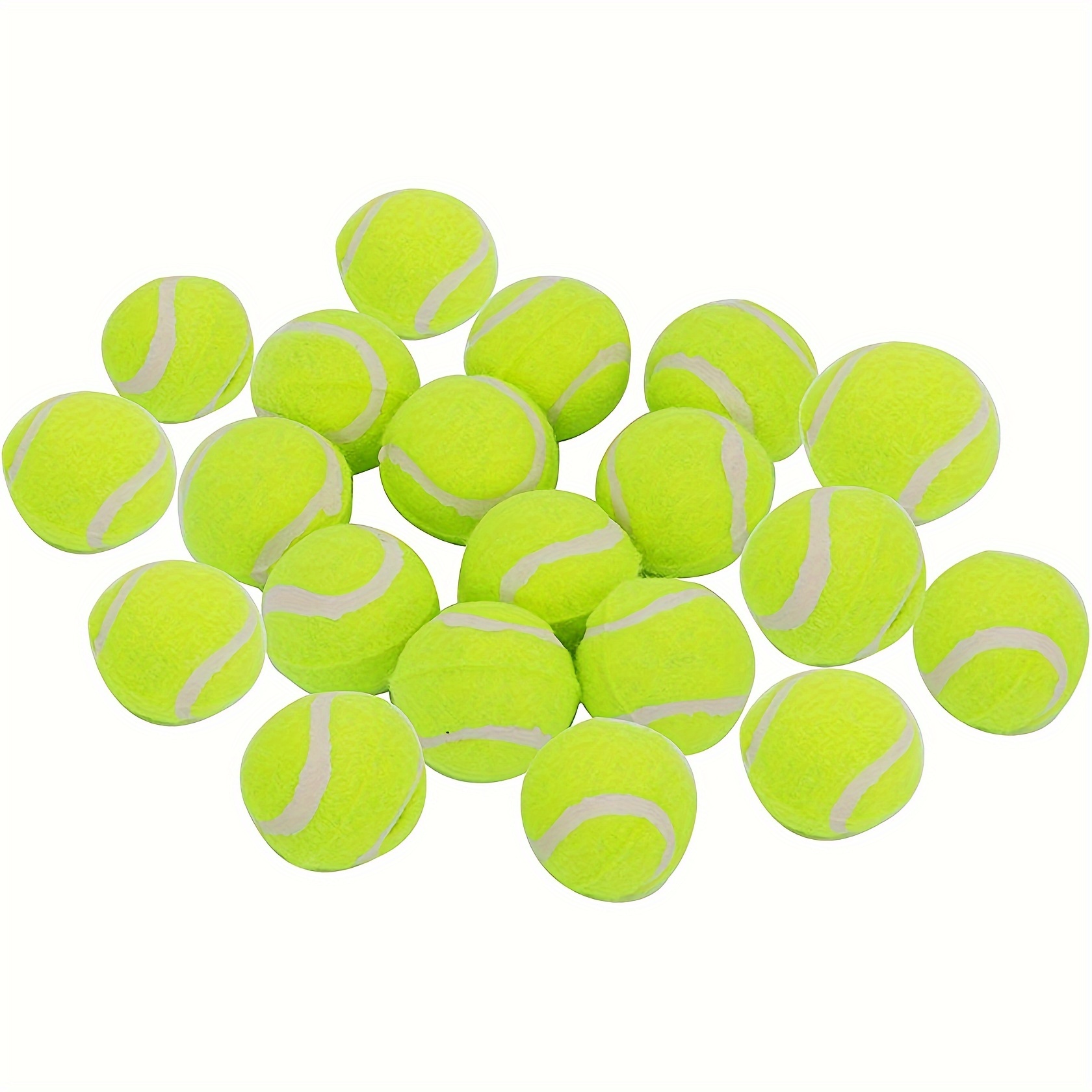 

2in Tennis Ball Suitable For The Small Automatic Ball Dog Fetching Ball Game, 20 Pack