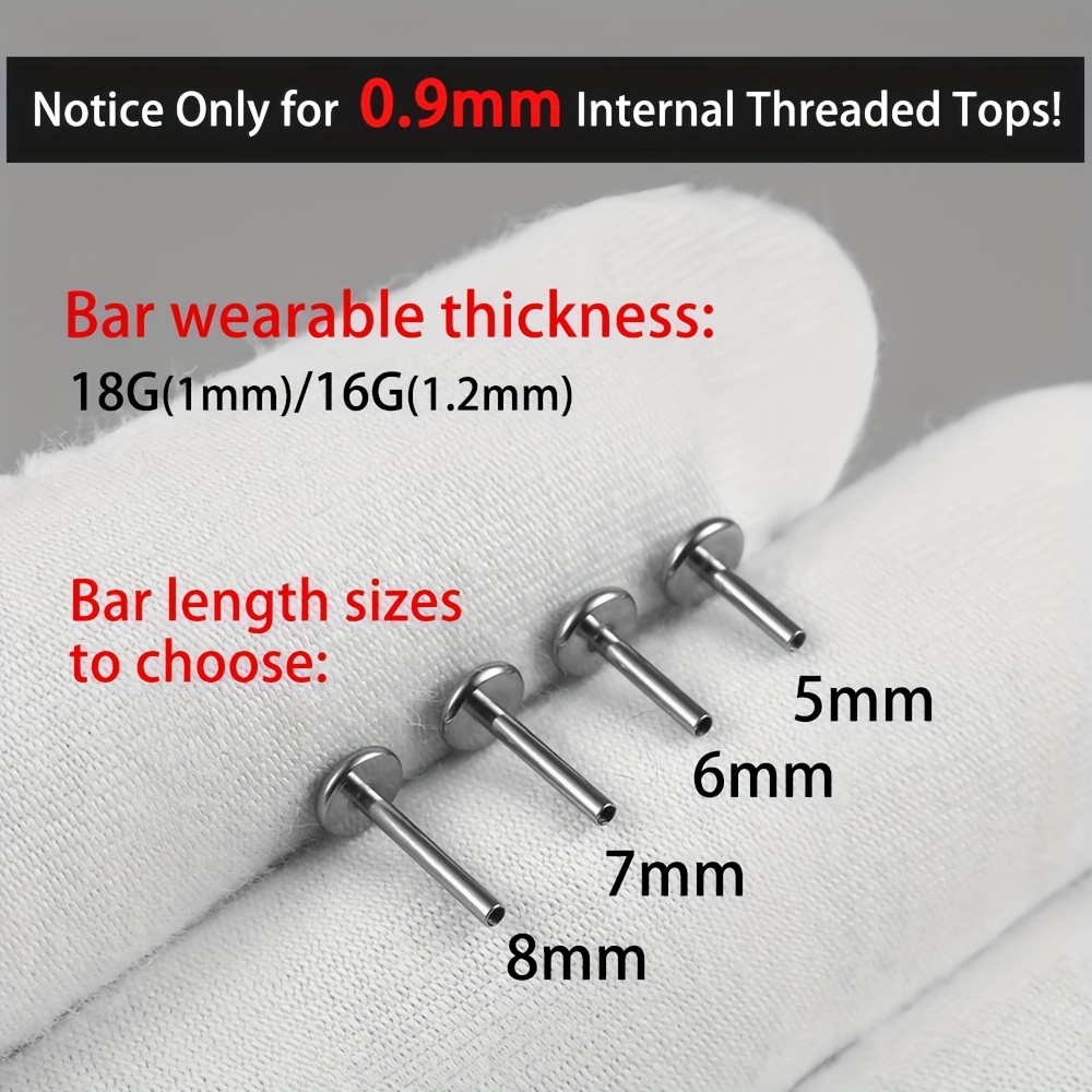 Women's 2D Flat Titanium Vortex Cartilage Tragus Earring