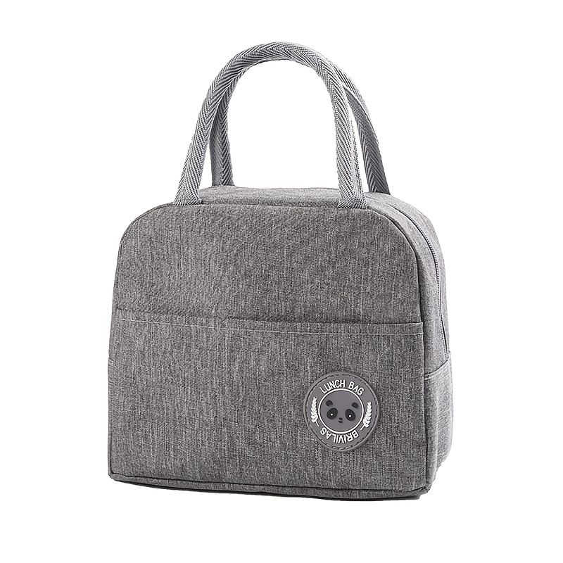 TEMU 1 ud. Bolso pequeño de para mujer, bolsa de almuerzo aislada portátil, bolso tipo tote pequeño reutilizable para refrigerar el almuerzo,
